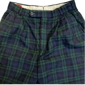 Vtg 1990’s Corbin LTD plaid wool lined dress pants women’s size small 4P Petite